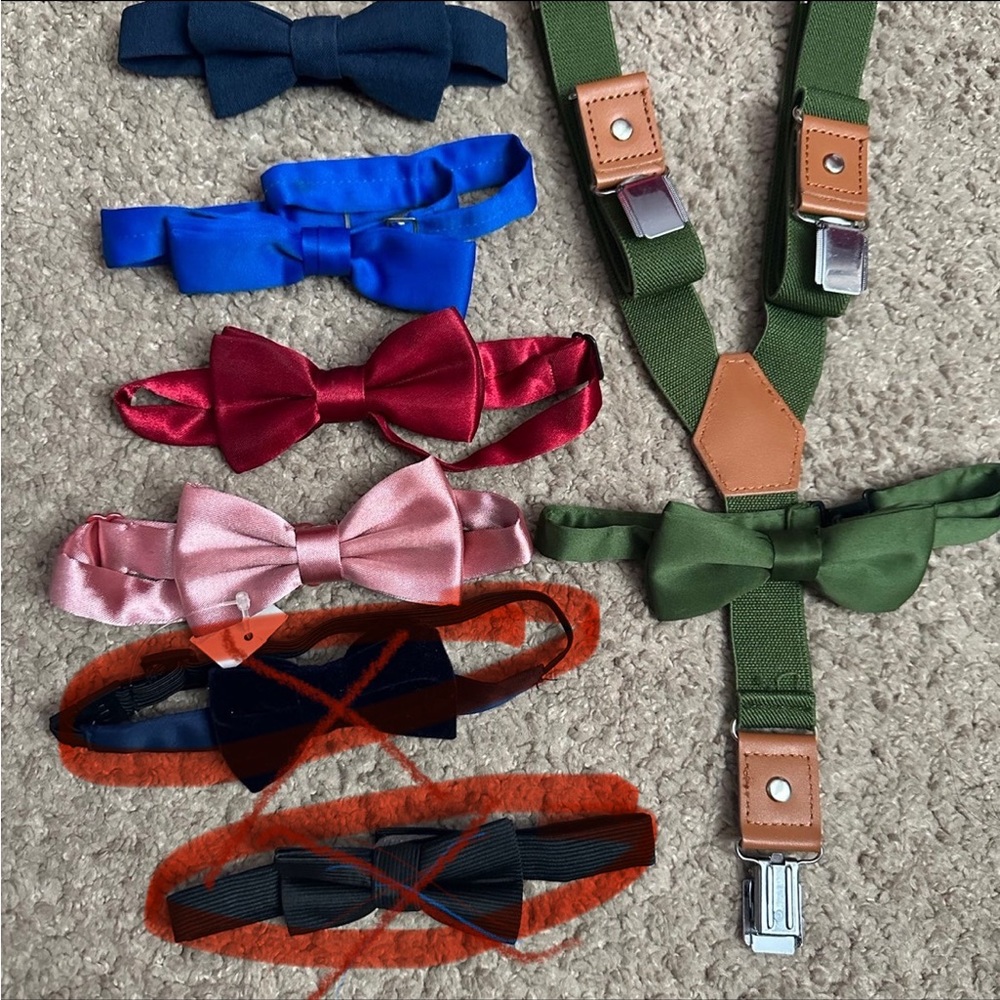 Toddler/kids bow tie bundle